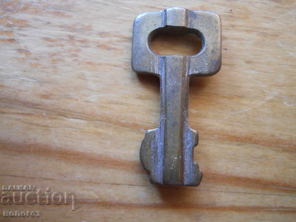 Antique small bronze key