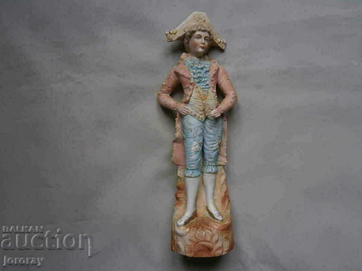 Porcelain biscuit figure 27cm