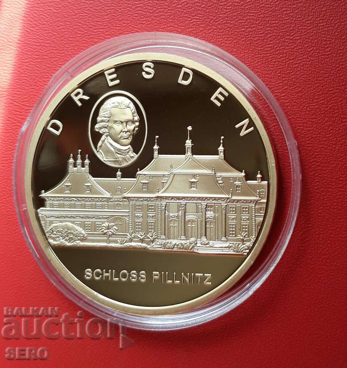 Germany-medal 2012-Dresden-Palace Pilnitz-gilded