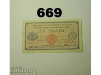 Франция Lyon 1 franc 1920