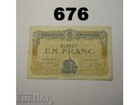 Франция 1 franc 1918 Bergerac VF