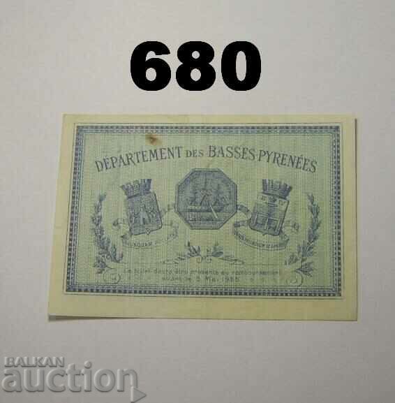 France 1 franc Bayonne 1920 XF with price 12.00 BGN | € 6.14