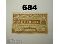 France 1 franc 1920 VF Granville & Cherbourg