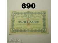 Franta 1 franc 1920 Du Havre XF+