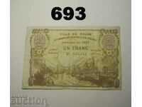 Franta 1 franc 1922 Rouen VF