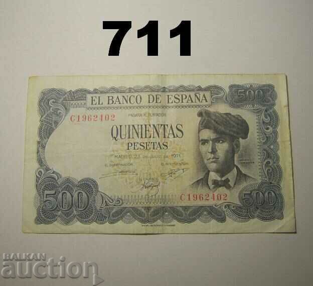 Spania 500 Pesetas 1971 VF