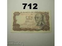 Spain 100 Pesetas 1970 XF