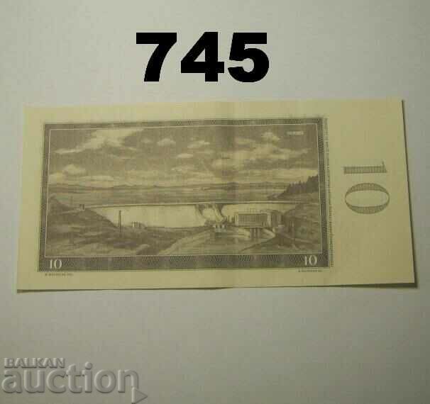 Czechoslovakia 10 Krone 1960 XF+ with price 10.00 BGN | € 5.11 Czechoslovakia 10 Krone 1960 XF+ with price 10.00 BGN | € 5.11