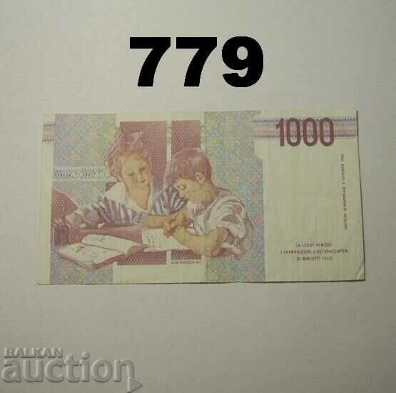 Italy 1000 Lire 1990 VF with price 1.00 BGN | € 0.51 Italy 1000 Lire 1990 VF with price 1.00 BGN | € 0.51