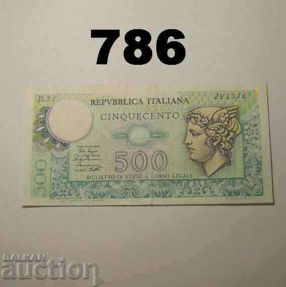 Italia 500 lire 1974-79 XF