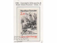 1986. Франция. 100 год. от рождението на Анри Ален-Фурние.