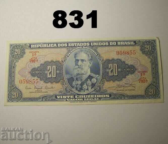 Brazil 20 cruzeiros 1961 XF