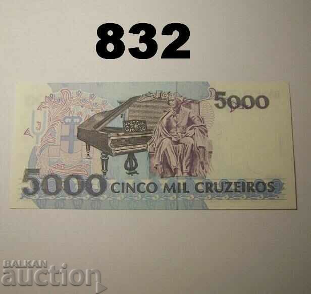 Brazilia 5000 cruzeiros 1992 UNC cu preț 4.00 BGN | € 2.05 Brazilia 5000 cruzeiros 1992 UNC cu preț 4.00 BGN | € 2.05