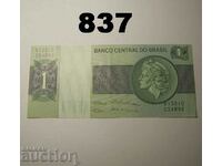 Brazil 1 cruzeiro 1975 XF+/AU