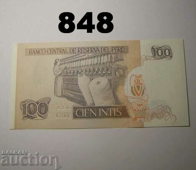 Περού 100 intis 1987 UNC με τιμή 1.00 BGN | € 0.51 Περού 100 intis 1987 UNC με τιμή 1.00 BGN | € 0.51