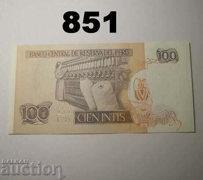Peru 100 intis 1987 UNC with price 1.00 BGN | € 0.51 Peru 100 intis 1987 UNC with price 1.00 BGN | € 0.51