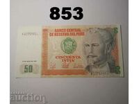 Peru 50 intis 1987 UNC