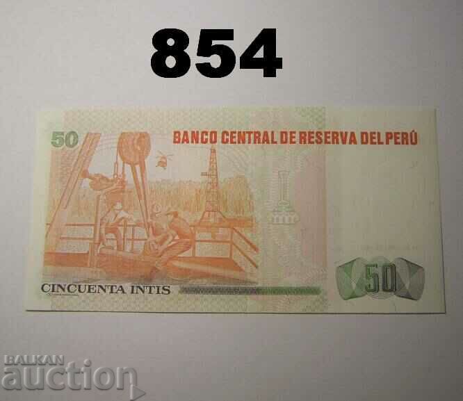 Περού 50 intis 1987 UNC με τιμή 2.00 BGN | € 1.02 Περού 50 intis 1987 UNC με τιμή 2.00 BGN | € 1.02