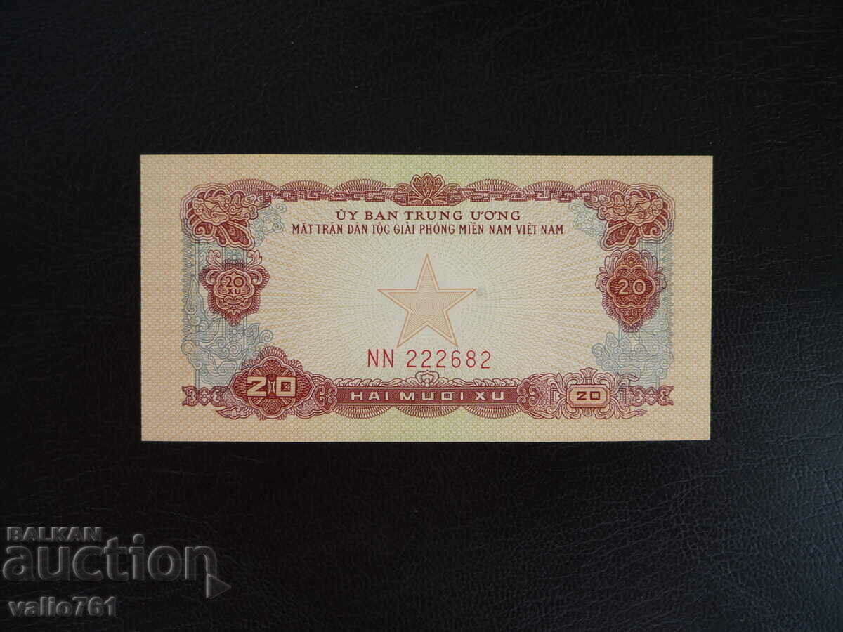 SOUTH VIETNAM 20 JUN 1963 NEW UNC RARE