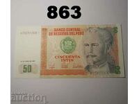 Περού 50 intis 1987 UNC