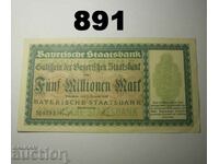 München 5 milioane marca 1923 XF Staatsbank