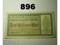 Munchen 5 milioane marca 1923 Staatsbank