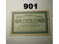 Munich 50 million marks 1923 Bayerische Staatsbank