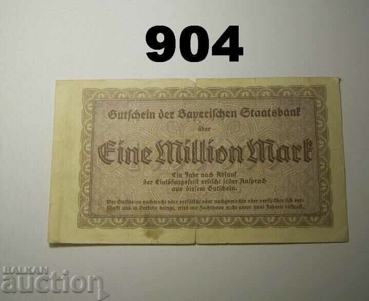 Munich 1 million mark 1923 Bayerische Staatsbank with price 2.00 BGN | € 1.02 Munich 1 million mark 1923 Bayerische Staatsbank with price 2.00 BGN | € 1.02
