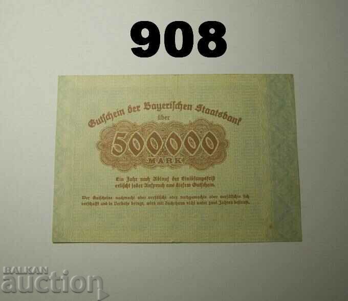 Munchen 500000 de mărci 1923 Bayerische Staatsbank XF cu preț 15.00 BGN | € 7.67 Munchen 500000 de mărci 1923 Bayerische Staatsbank XF cu preț 15.00 BGN | € 7.67