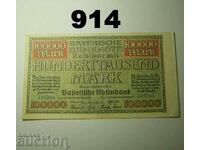 Munchen 100000 de mărci 1923 Bayerische Notenbank