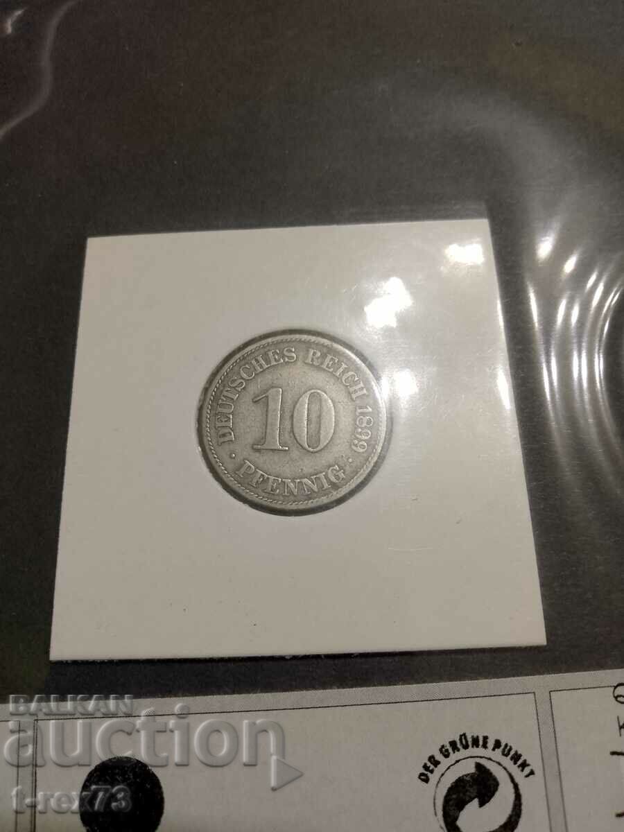 10 pfennig 1899