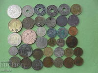 Lot of coins collected