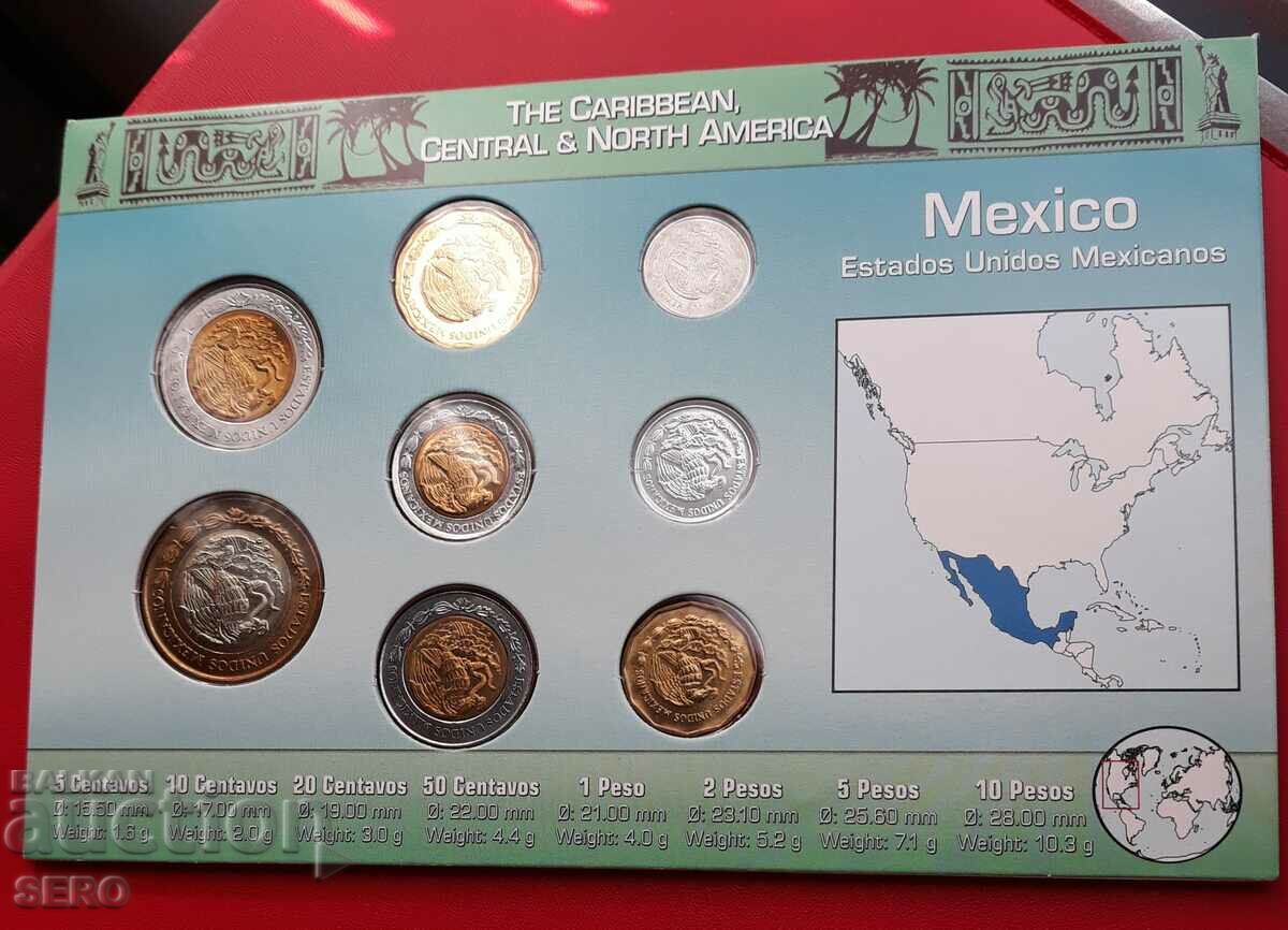 Mexico-SET of 8 coins 1999-2013