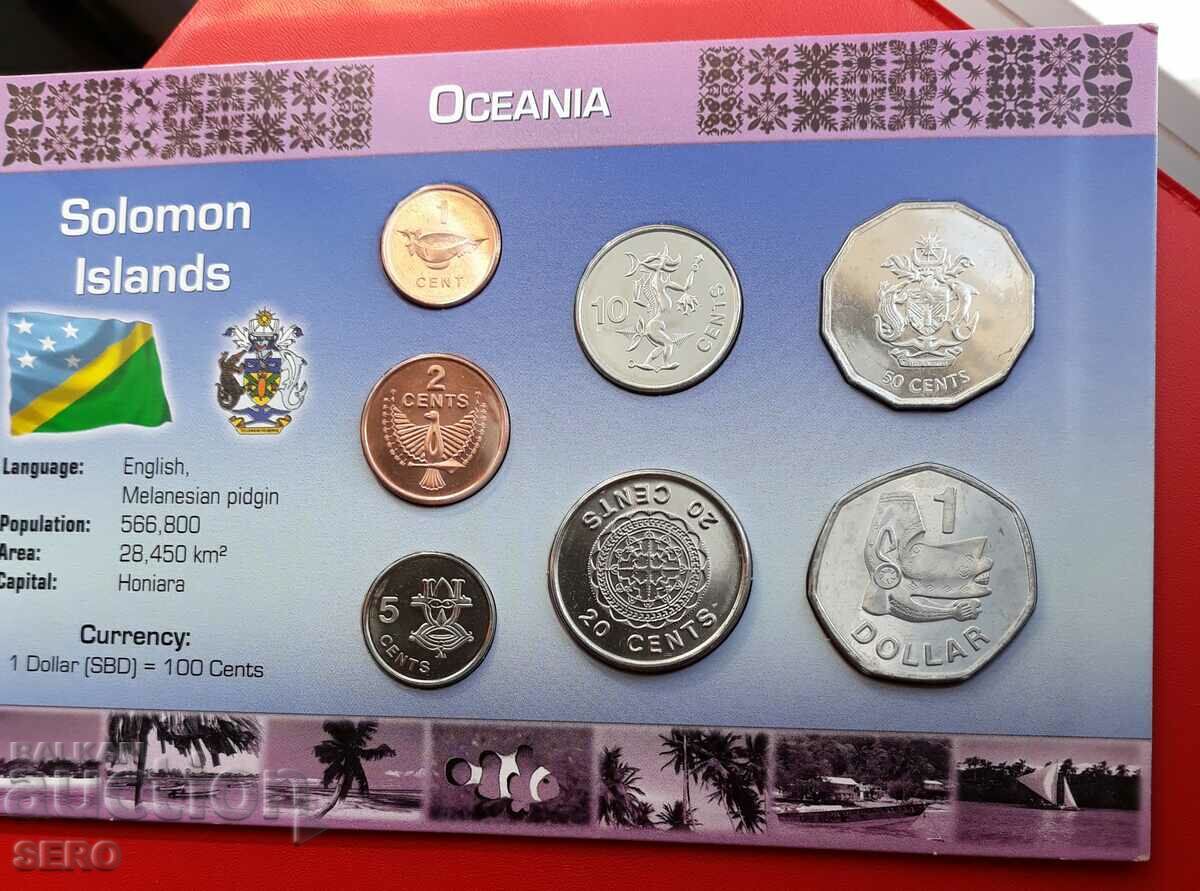 Solomon Islands-SET of 7 coins 2005-2010