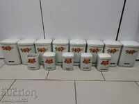 Set de porțelan bulgăresc pentru condimente, porțelan NRB