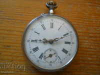 Silver ladies pocket watch - not working