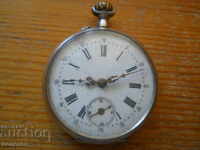 Silver ladies pocket watch - not working