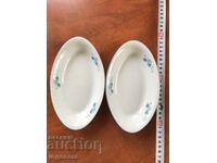 PORCELAIN PLATE RELIEF BULGARIA-2 PCS