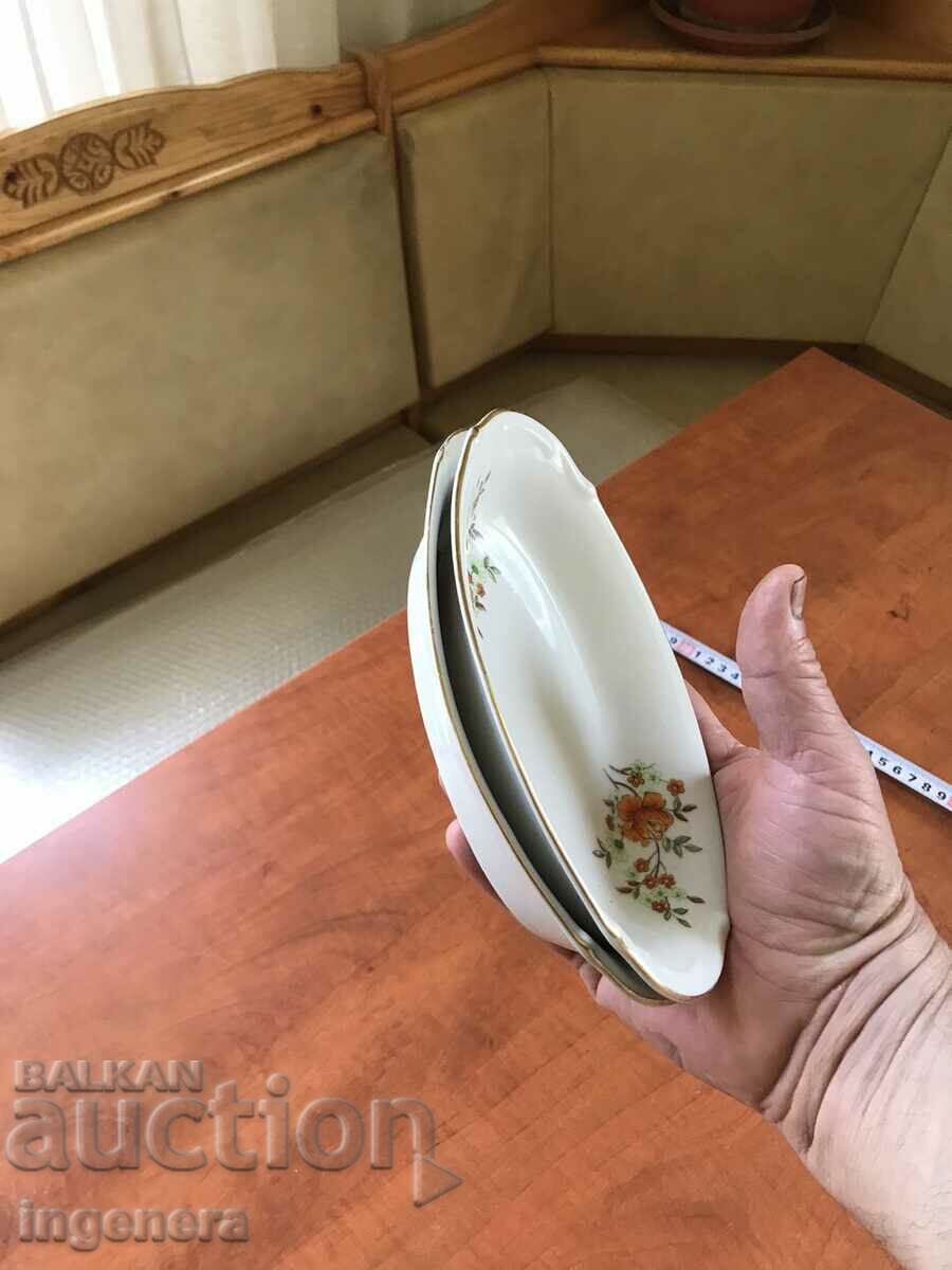 PORCELAIN PLATE RELIEF BULGARIA-2 PCS - 6 PORCELAIN PLATE RELIEF BULGARIA-2 PCS - 6