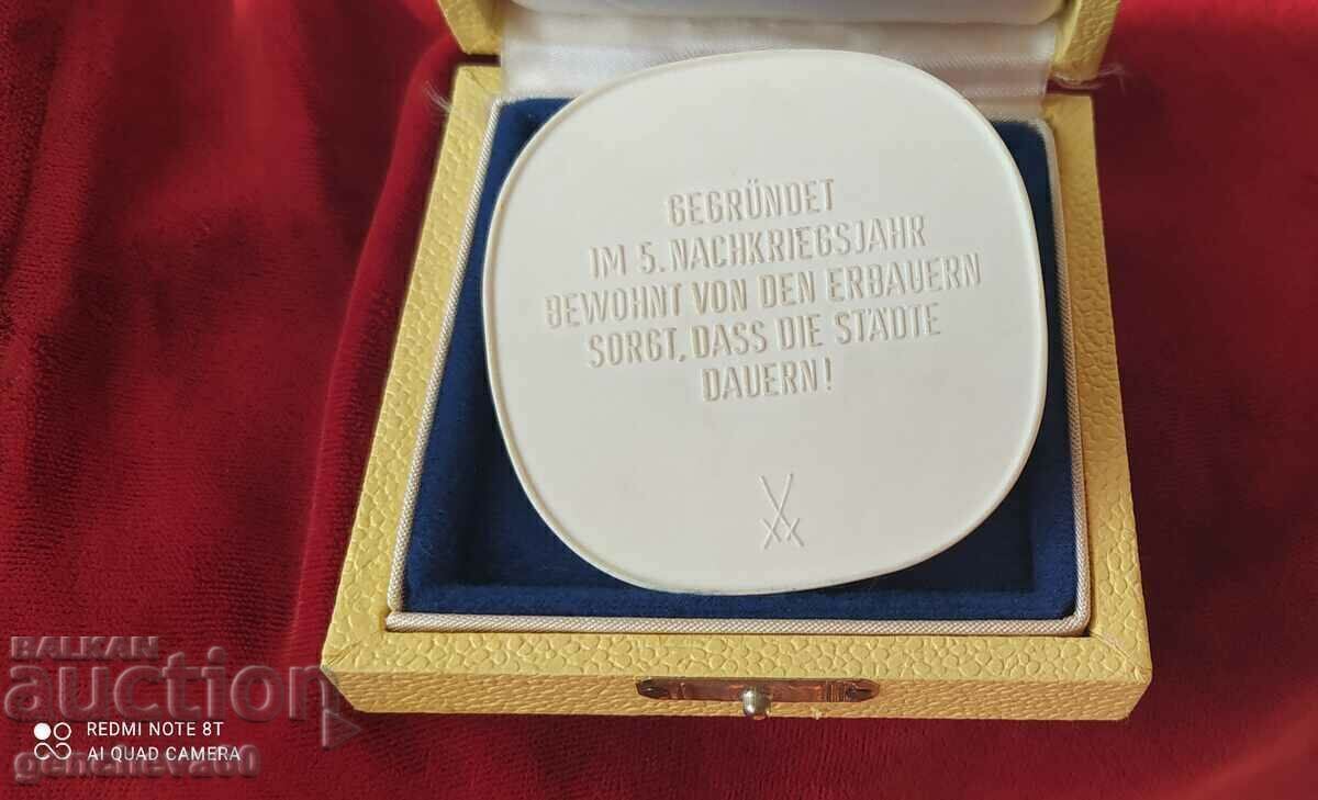 Original plaque medal porcelain-Meissen - 5 Original plaque medal porcelain-Meissen - 5