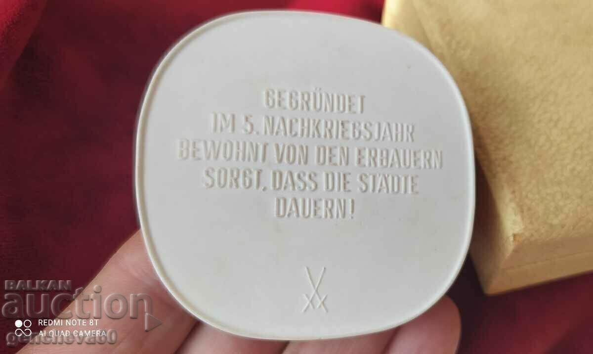 Original plaque medal porcelain-Meissen - 7 Original plaque medal porcelain-Meissen - 7