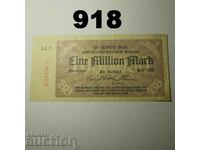 Mannheim 1 million mark 1923 Badische Bank