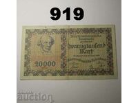 Wurttemberg 20000 marchează 1923 Notenbank VF