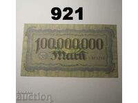 Wurttemberg 100 million mark 1923 XF