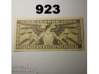 Baden 500000 marks 1923 VF+ Badische Bank