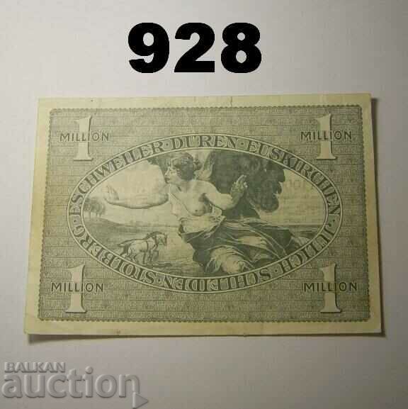 1 million mark 1923 Duren Euskirchen Julich Stolberg with price 30.00 BGN | € 15.34 1 million mark 1923 Duren Euskirchen Julich Stolberg with price 30.00 BGN | € 15.34