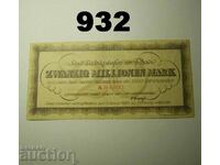 Ludwigshafen 20 εκατομμύρια μάρκο 1923 Notgeld