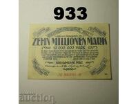 Pfalz 10 million mark 1923 VF+