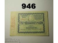 Speyer Pfalz 5 miliarden mark 1923 VF