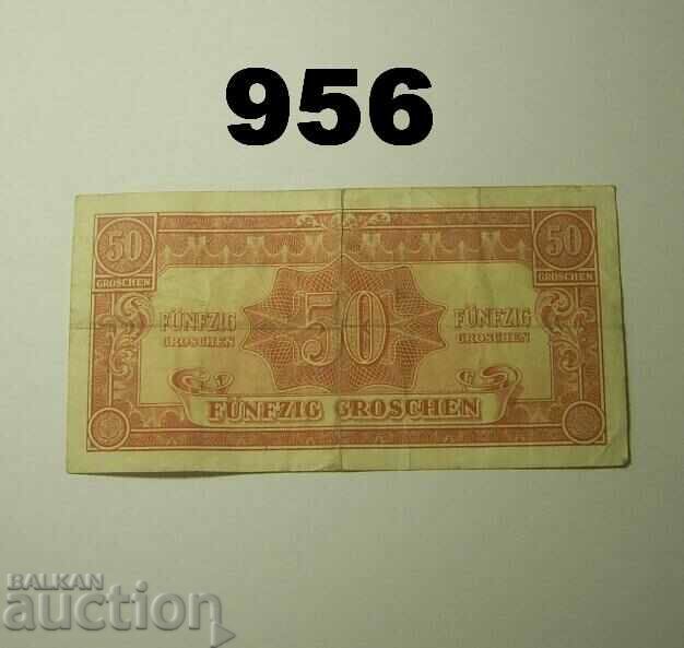 Austria 50 groschen 1944 Militarbehorde